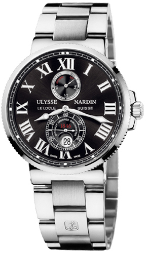 Ulysse Nardin Marine Self winding Automatic Black Mens Watch 263-67-7-42 