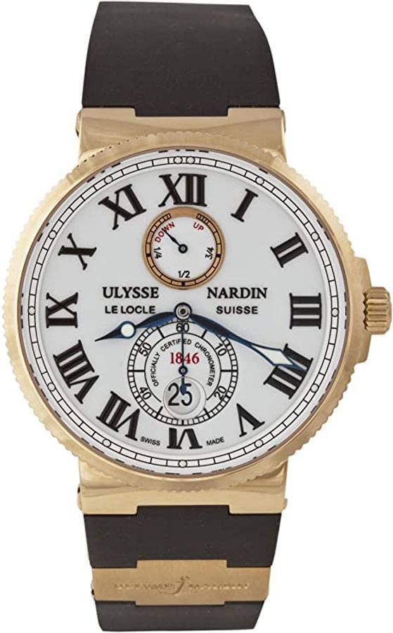 Ulysse Nardin Marine Self winding Automatic Chronometer White Mens Watch 266-67-3-40 