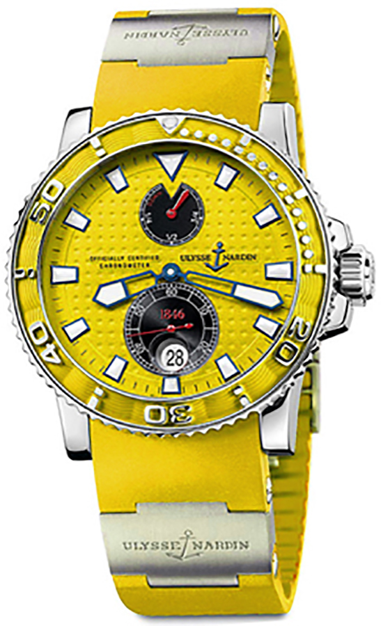 Ulysse Nardin Marine Self winding Automatic Chronometer Yellow Mens Watch 263-33-3-941 