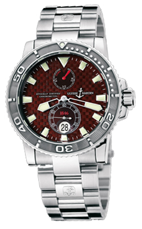 Ulysse Nardin Marine Self winding Automatic Chronometer Red Mens Watch 263-33-7-95 
