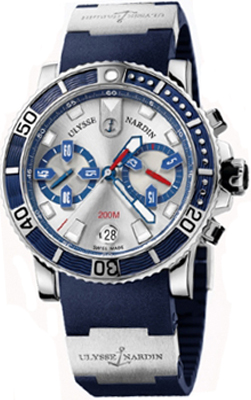 Ulysse Nardin Marine Self winding Automatic Silver Mens Watch 8003-102-3-91 