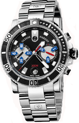 Ulysse Nardin Marine Self winding Automatic Black Mens Watch 8003-102-7-92 