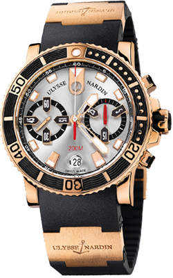 Ulysse Nardin Marine Self winding Automatic Silver Mens Watch 8006-102-3A-91 