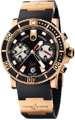 Ulysse Nardin Marine Self winding Automatic Black Mens Watch 8006-102-3A-92 