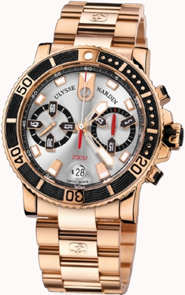 Ulysse Nardin Marine Self winding Automatic Silver Mens Watch 8006-102-8M-91 