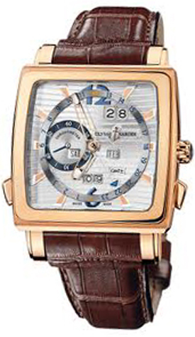 Ulysse Nardin Functional Self winding Automatic Silver Mens Watch 326-90-91 