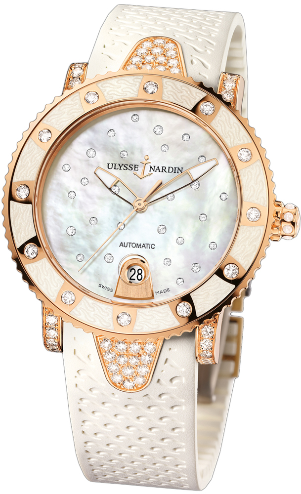 Ulysse Nardin Marine Self winding Automatic White Mens Watch 8106-101EC-3C-20 