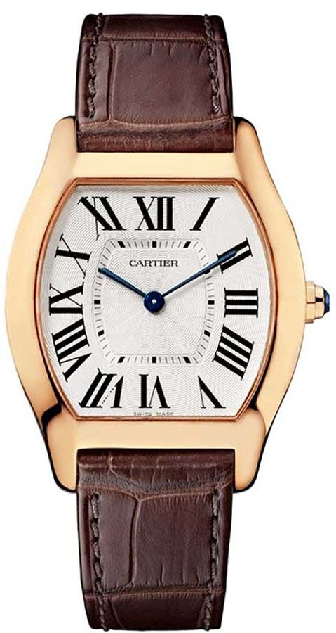 Cartier Tortue Manual Winding Silver Ladies Watch W1556362 