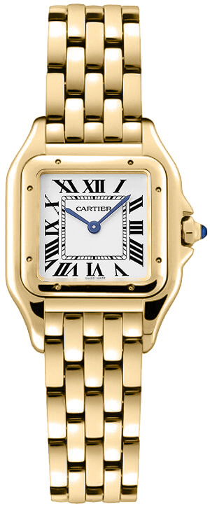 Cartier Panthere De Cartier Battery Operated Quartz Silver Ladies Watch WGPN0008 