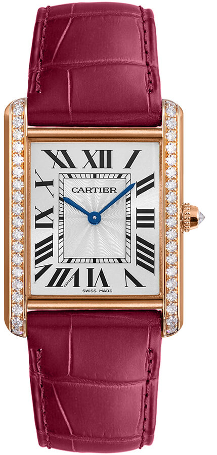 Cartier Tank Louis Self winding Automatic Silver Ladies Watch WJTA0014 