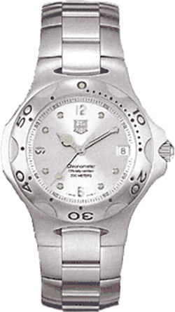 Tag Heuer Kirium Battery Operated Quartz Silver Watch WL5110-BA0700 