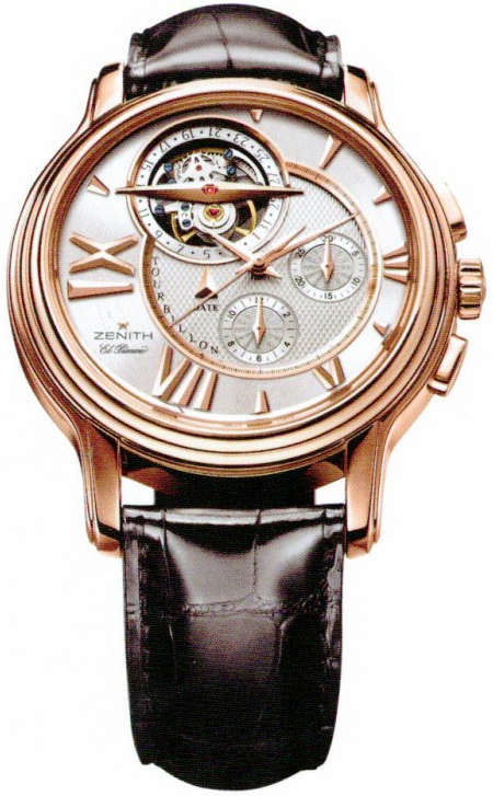 Zenith Academy Self winding Automatic Silver Mens Watch 18-1260-4005-02-C505 