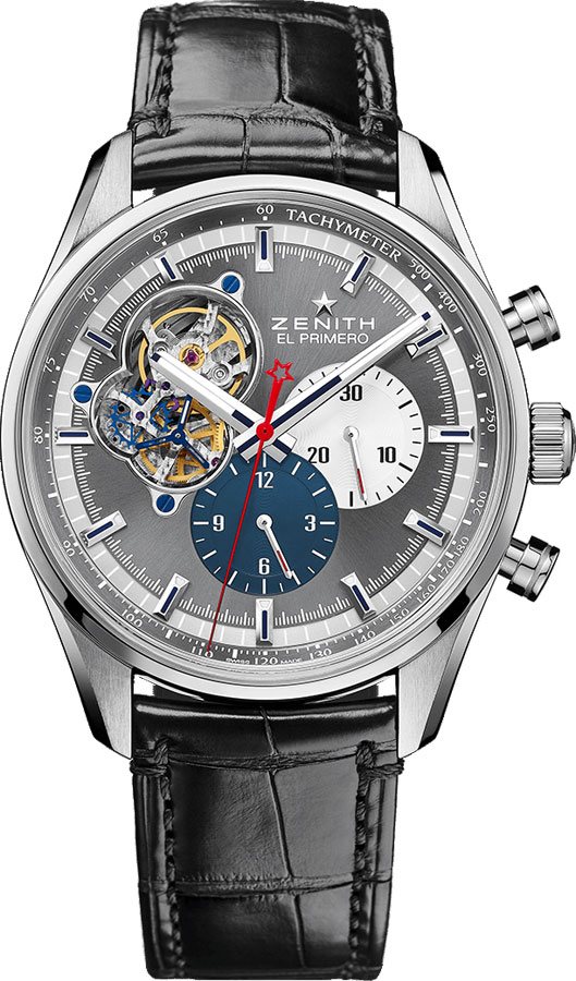 Zenith Chronomaster El Primero Self winding Automatic Chronometer Grey Mens Watch 03-2040-4061-23-C496 