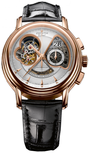 Zenith Chronomaster Grande El Primero Self winding Automatic Chronometer Silver Mens Watch 18-0240-4039-01-C495 