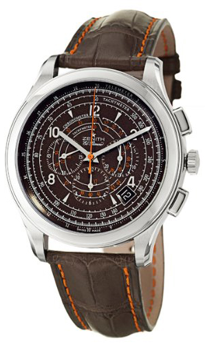 Zenith Class El Primero Self winding Automatic Brown Mens Watch 03-0520-400-72-C645 