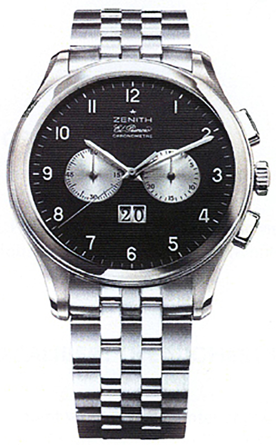 Zenith Class Grande El Primero Self winding Automatic Black Mens Watch 03-0520-4010-21-M520 