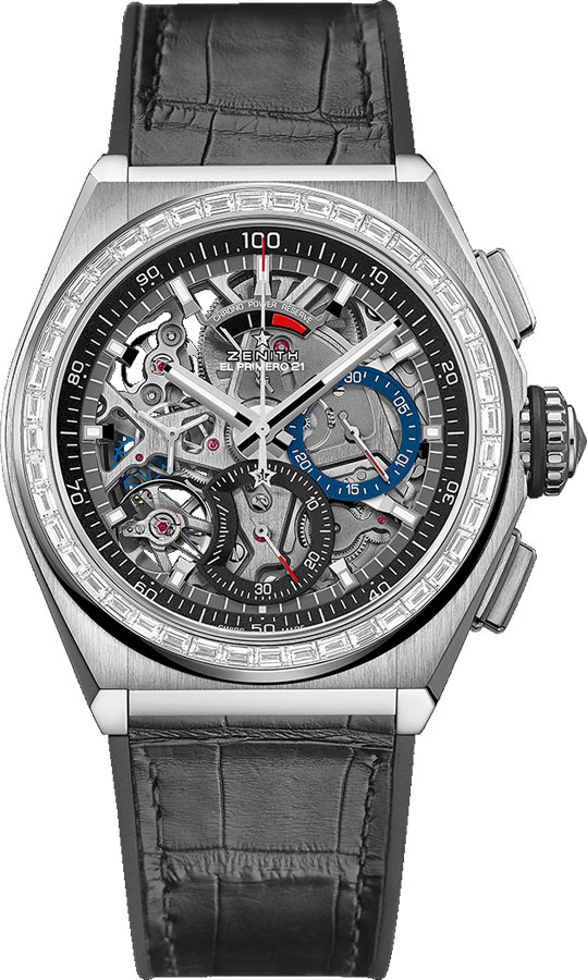 Zenith Defy El Primero 21 Self winding Automatic Chronometer Skeleton Mens Watch 33-9000-9004-78-R582 