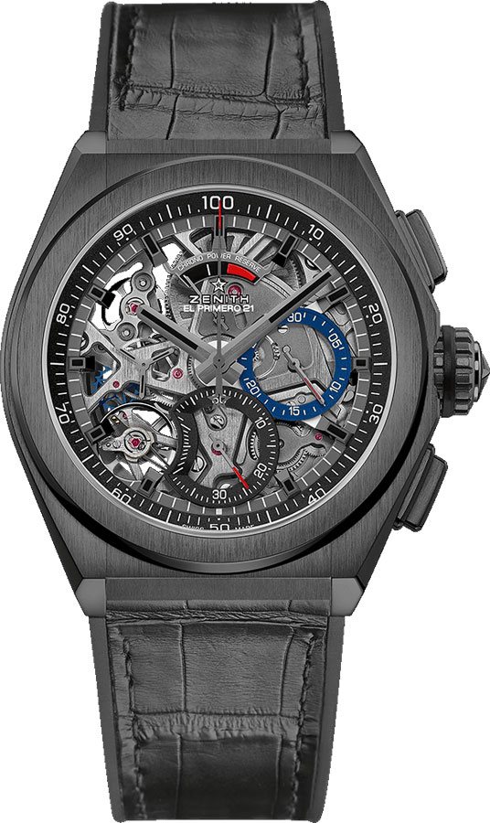 Zenith Defy El Primero 21 Self winding Automatic Chronometer Skeleton Mens Watch 49-9000-9004-78-R582 