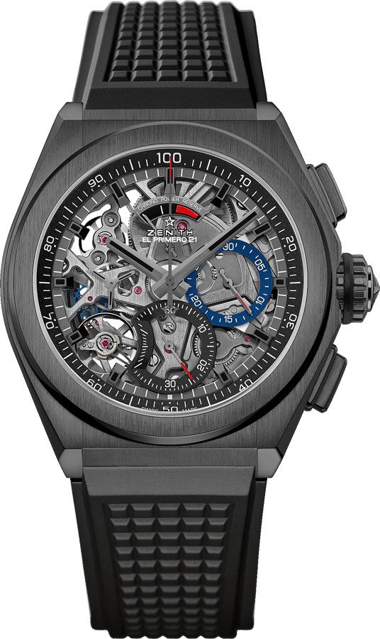 Zenith Defy El Primero 21 Self winding Automatic Chronometer Skeleton Mens Watch 49-9000-9004-78-R782 