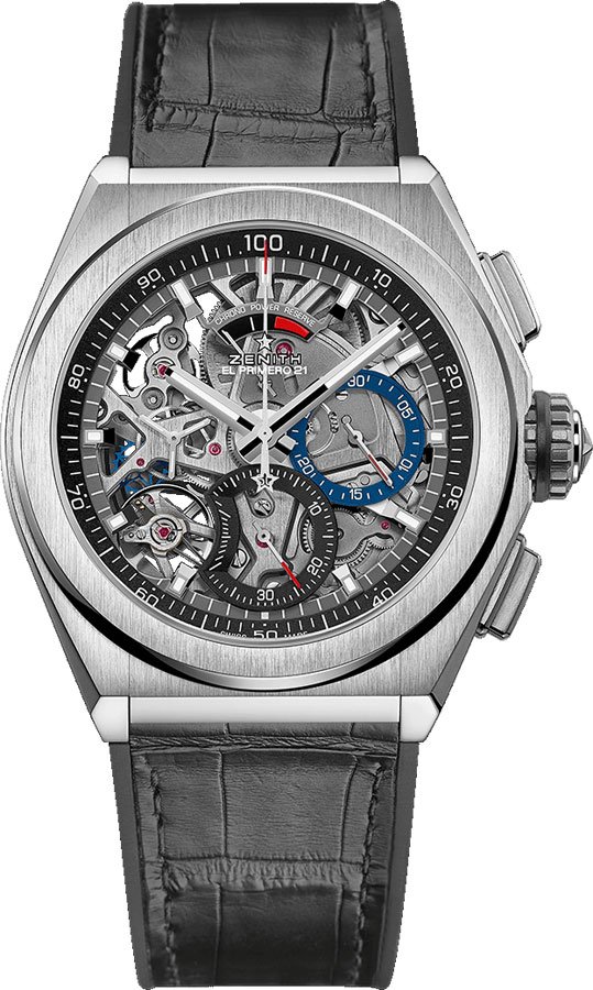 Zenith Defy El Primero 21 Self winding Automatic Chronometer Skeleton Mens Watch 95-9000-9004-78-R582 