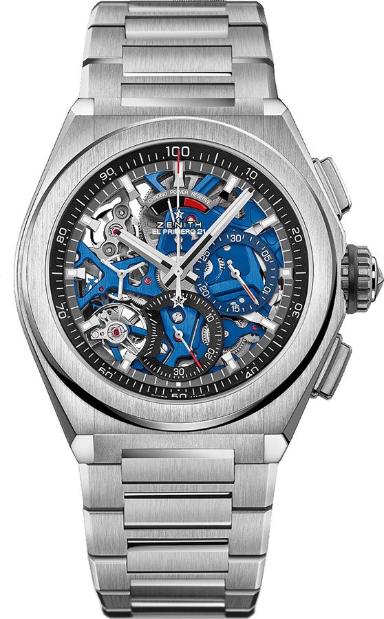 Zenith Defy El Primero 21 Self winding Automatic Chronometer Blue Mens Watch 95-9002-9004-78-M9000 
