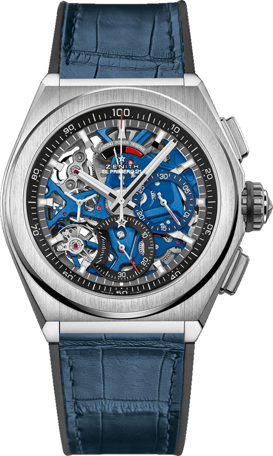 Zenith Defy El Primero 21 Self winding Automatic Chronometer Blue Mens Watch 95-9002-9004-78-R584 