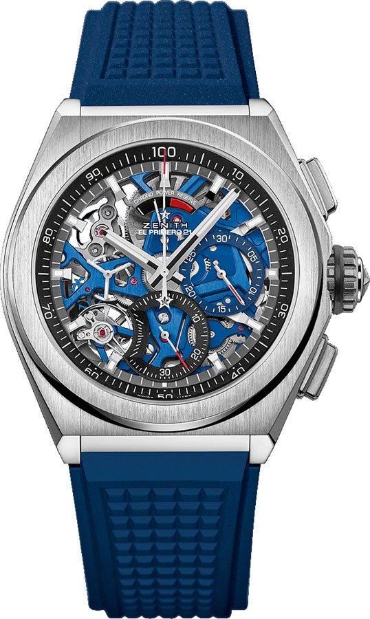 Zenith Defy El Primero 21 Self winding Automatic Chronometer Blue Mens Watch 95-9002-9004-78-R590 