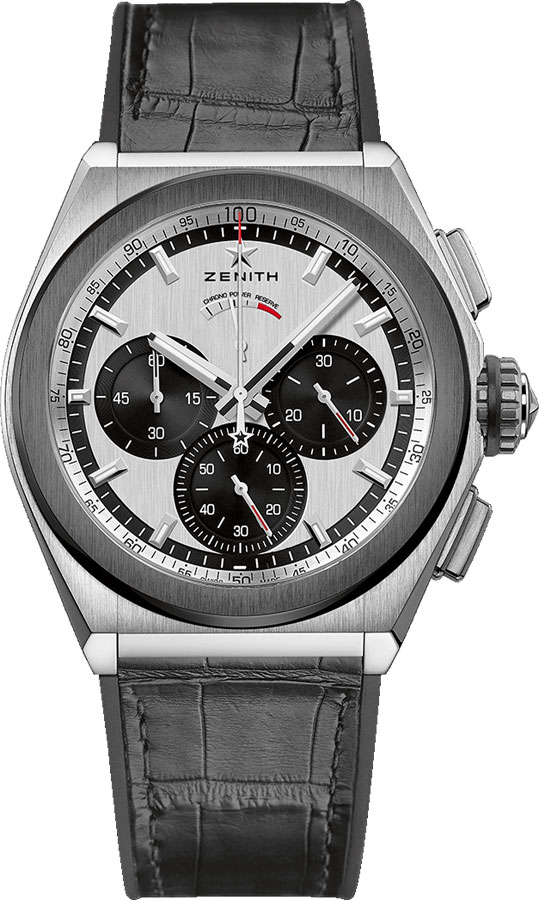 Zenith Defy El Primero 21 Self winding Automatic Chronometer Silver Mens Watch 95-9005-9004-01-R582 