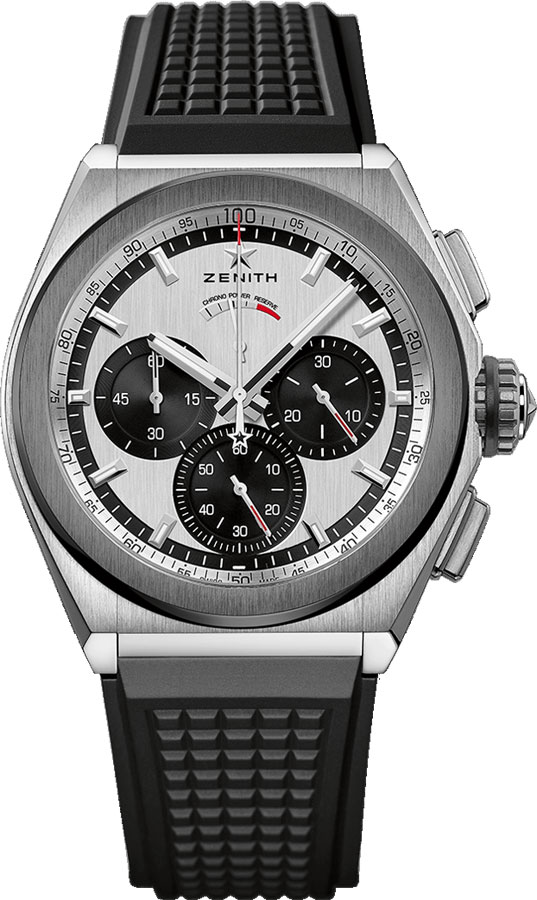 Zenith Defy El Primero 21 Self winding Automatic Chronometer Silver Mens Watch 95-9005-9004-01-R782 