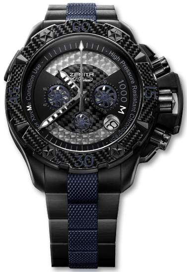 Zenith Defy Xtreme Self winding Automatic Chronometer Black Mens Watch 96-0529-4000-51-M533 