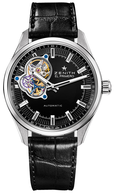 Zenith El Primero Synopsis Self winding Automatic Black Mens Watch 03-2170-4613-21-C714 