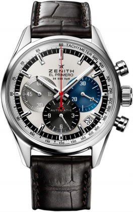 Zenith 2010 El Primero Collection Self winding Automatic Chronometer Silver Ladies Watch 03-2150-400-69-C709 