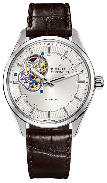 Zenith El Primero Synopsis Self winding Automatic Silver Mens Watch 03-2170-4613-02-C713 