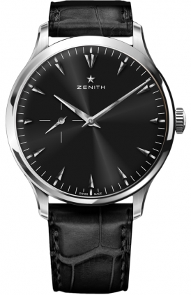 Zenith Heritage Self winding Automatic Black Mens Watch 03-2010-681-21-C493 