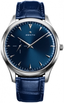 Zenith Heritage Self winding Automatic Blue Mens Watch 03-2012-681-51-C503 