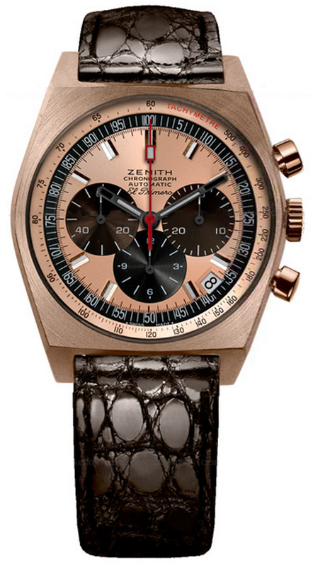 Zenith Vintage 1969 40mm Self winding Automatic Rose Gold Mens Watch 18-1969-469-71-C504 